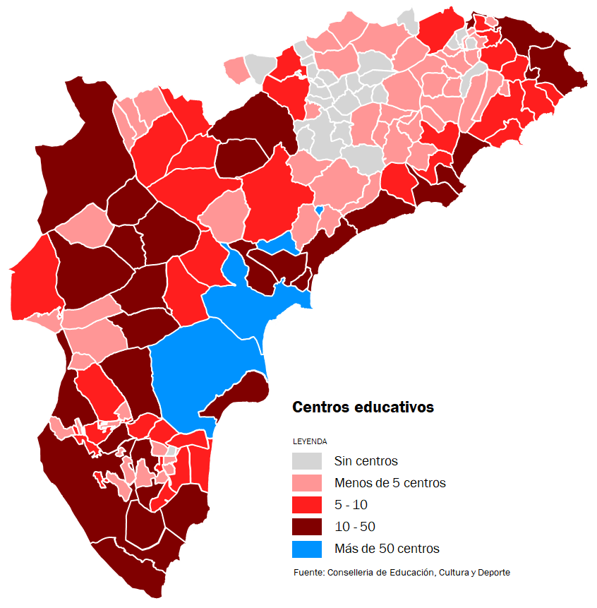 Centros educativos